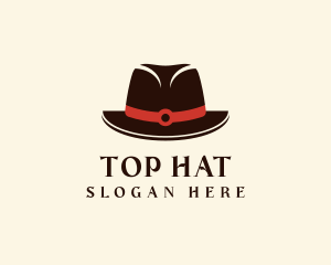 Fedora Formal Hat logo design