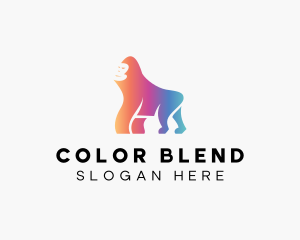 Gradient Gorilla Brand logo design