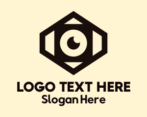 Geometric Hexagon Lens Photography logo