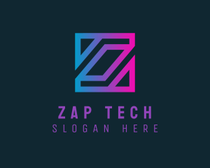 Cyber Firm Letter Z logo design