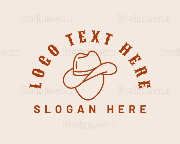 Western Cowboy Hat Logo