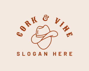 Western Cowboy Hat logo design