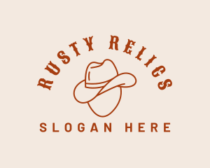 Western Cowboy Hat logo design
