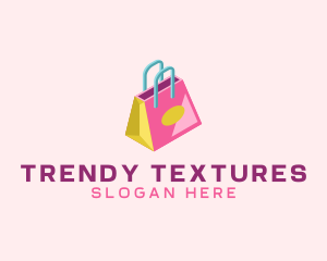 Isometric Shopping Bag logo design