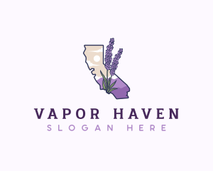 California Lavender Plant Logo