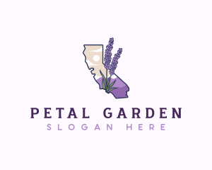 California Lavender Plant logo design