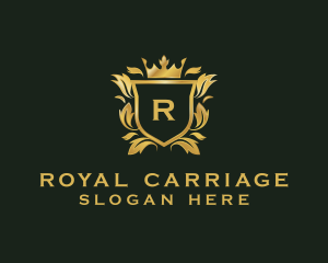 Ornamental Royal Shield logo design