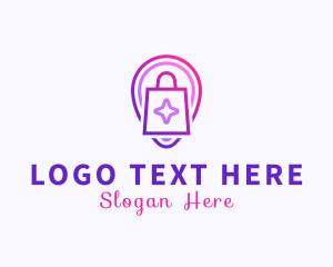 Locator Shopping Bag  Logo