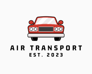 Retro Car Transport logo design