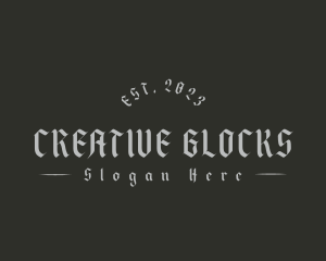 Gothic Unique Business logo design