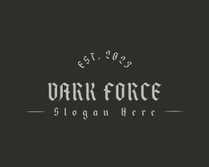 Gothic Unique Business logo design