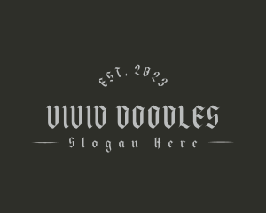 Gothic Unique Business logo design