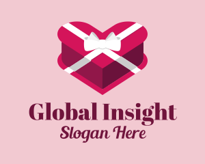 Heart Gift Box  Logo