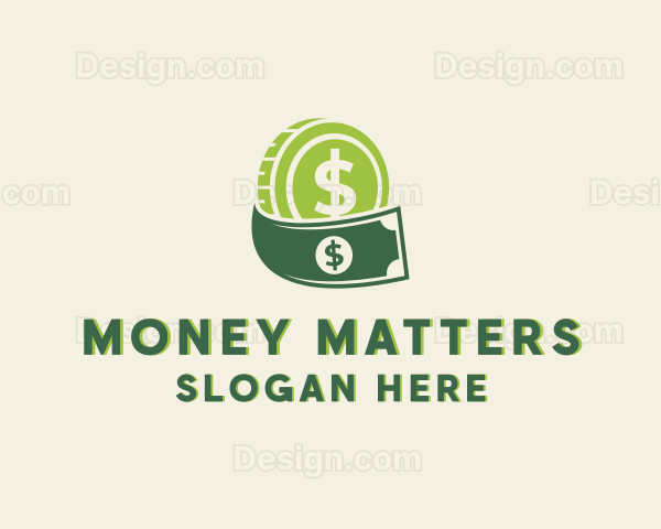Money Cash Coin Logo