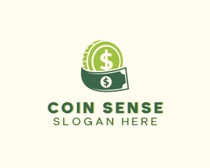 Money Cash Coin logo design