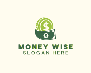 Money Cash Coin logo design