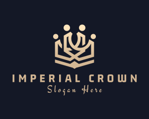 Medieval Gold Crown logo design