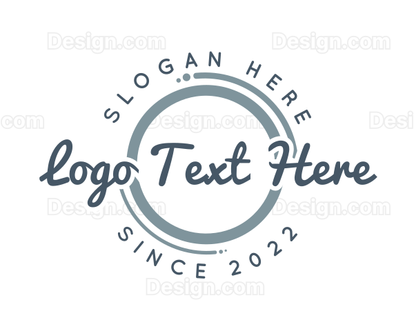 Business Casual Cursive Logo