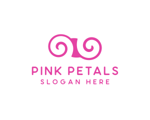 Feminine Swirl Boutique logo design