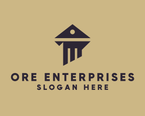 Column Pillar Enterprise logo design