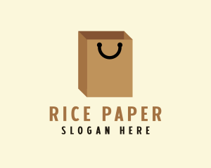 Paper Shopping Bag logo design