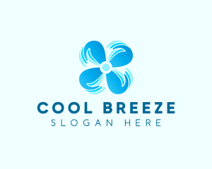 Wind Fan Cooling logo design