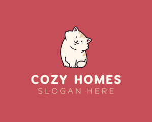 Domestic Pet Cat logo design