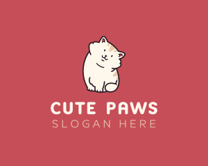 Domestic Pet Cat logo design