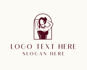 Sexy Woman Model Logo