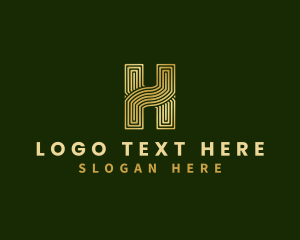 Luxury Maze Casino Letter H logo