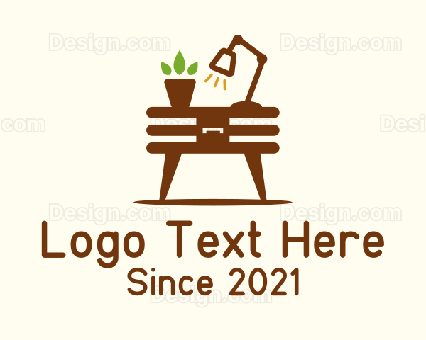Desk Lamp Table Logo