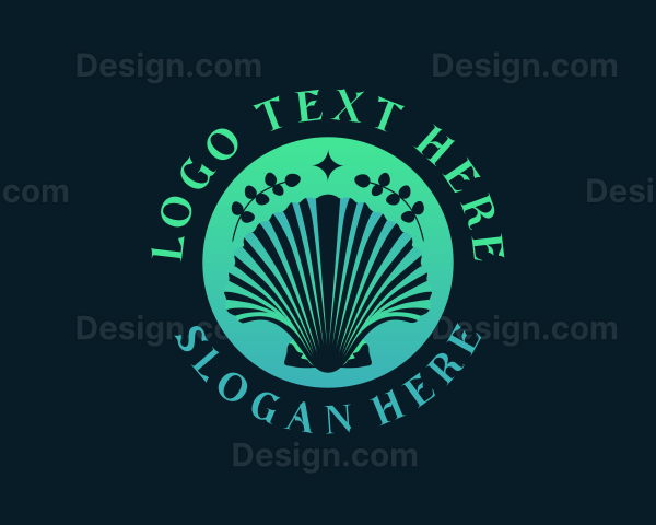 Ocean Clam Shell Logo