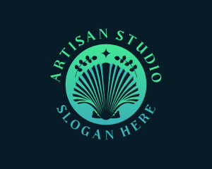 Ocean Clam Shell logo design