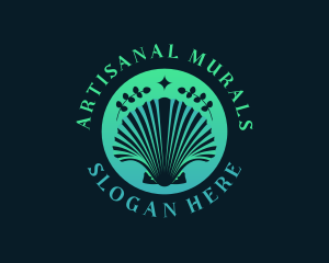 Ocean Clam Shell logo design