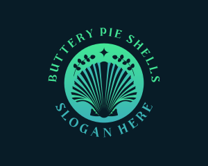 Ocean Clam Shell logo design