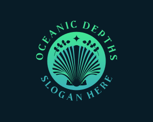 Ocean Clam Shell logo design