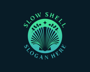 Ocean Clam Shell logo design