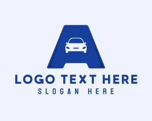 Car Letter A logo