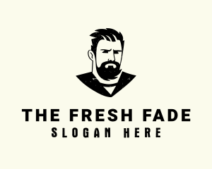 Beard Barber Man logo design