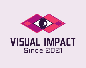 Geometric Eye Surveillance  logo design