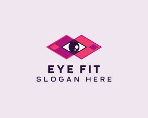 Geometric Eye Surveillance  logo design