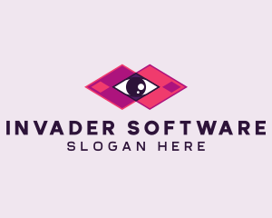 Geometric Eye Surveillance  logo design