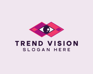 Geometric Eye Surveillance  logo design