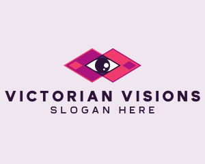 Geometric Eye Surveillance  logo design