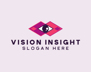 Geometric Eye Surveillance  logo design