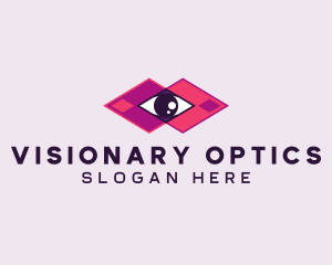 Geometric Eye Surveillance  logo design