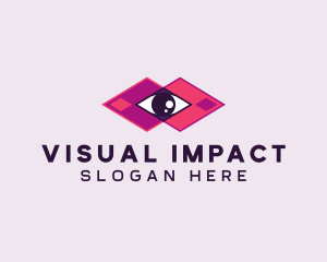 Geometric Eye Surveillance  logo design