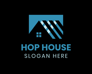 House Roof Building logo design