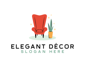 Chair Furniture Decor logo design