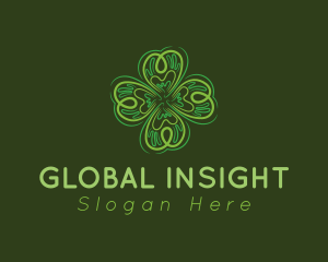 Green Leaf Clover logo